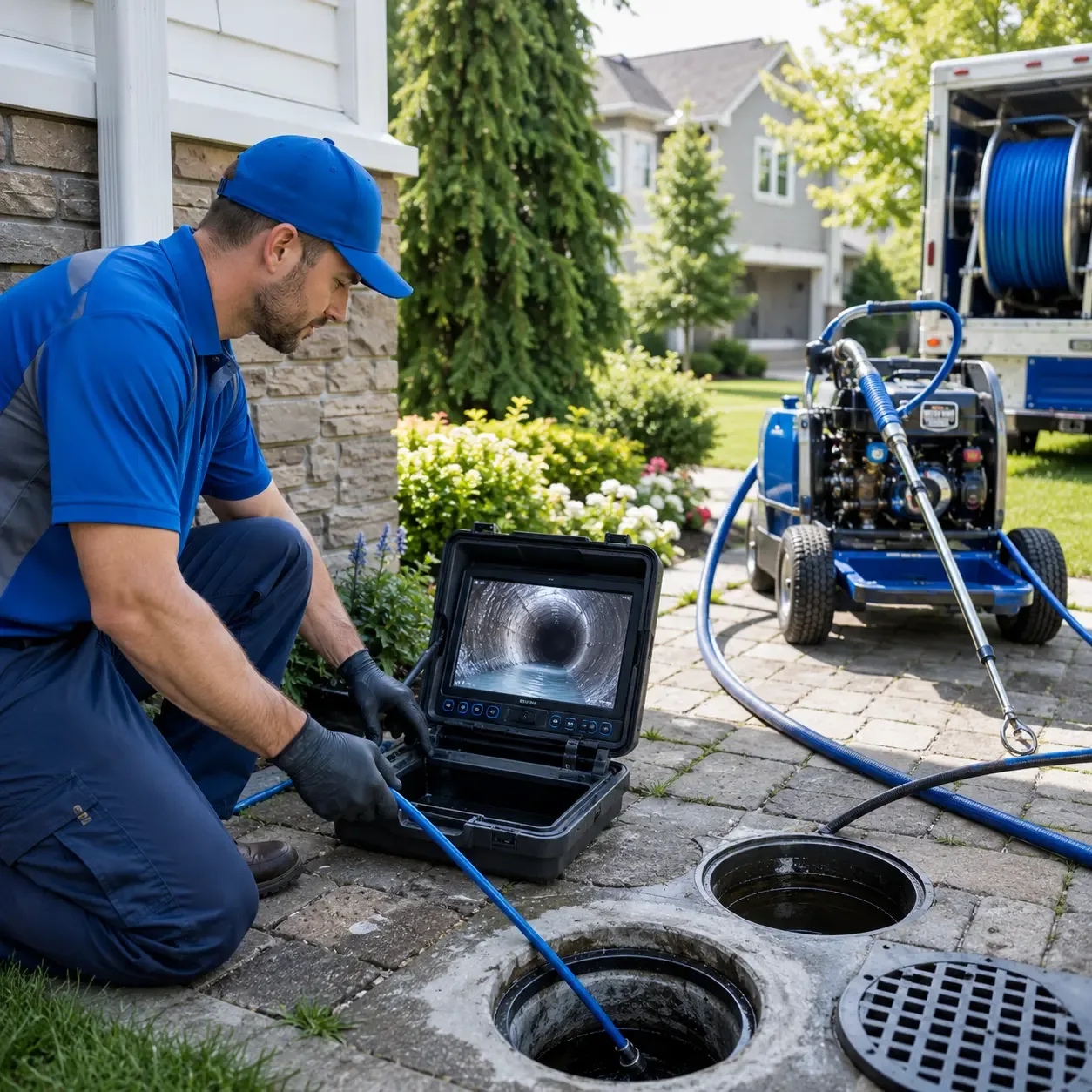 Outdoor drain cleaning professionals serving Mustang, OK