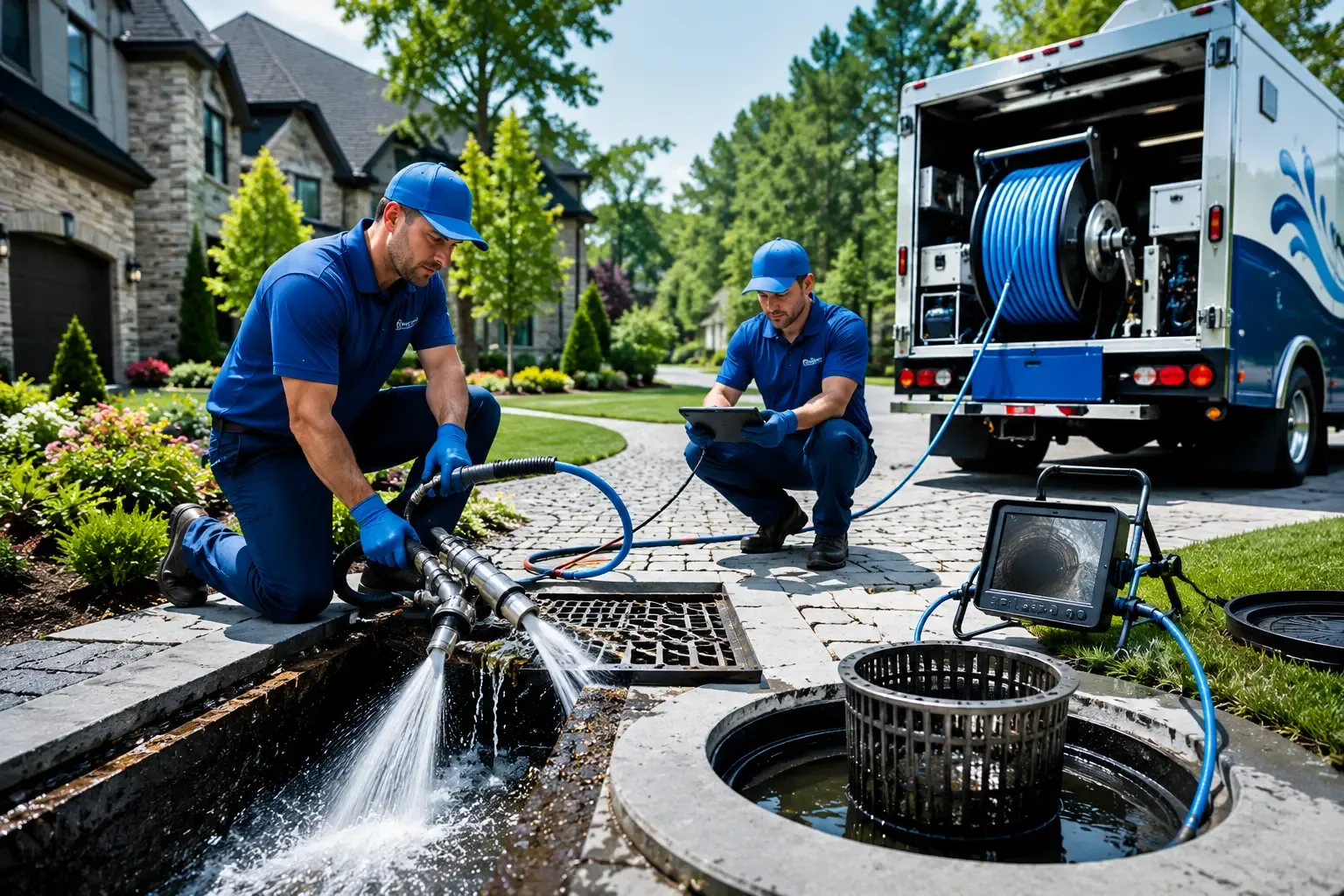 Local outdoor drain cleaning professionals in Mustang, OK